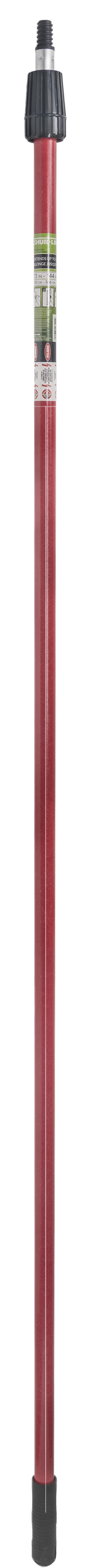 Fiber/Aluminum Collet Extension Pole, Ext up to 12 ft. (72” - 144”)