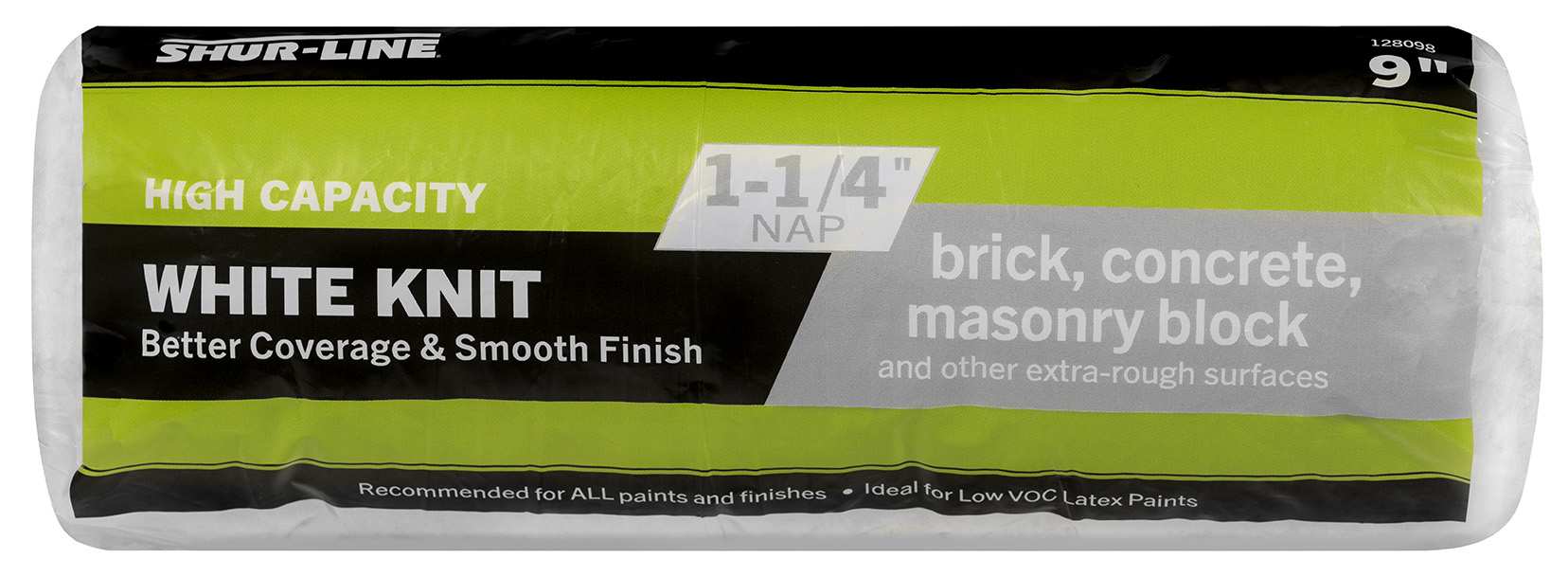 Better 9” White Knit Roller Cover 1-1/4” Nap