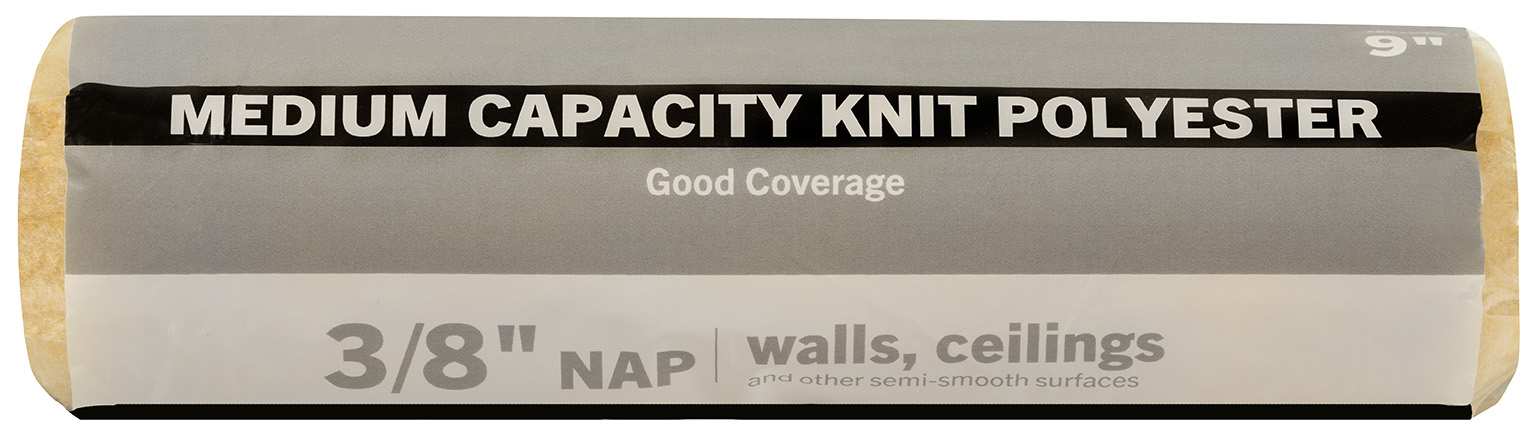 Good 9” Knit Polyester Roller Cover 3/8