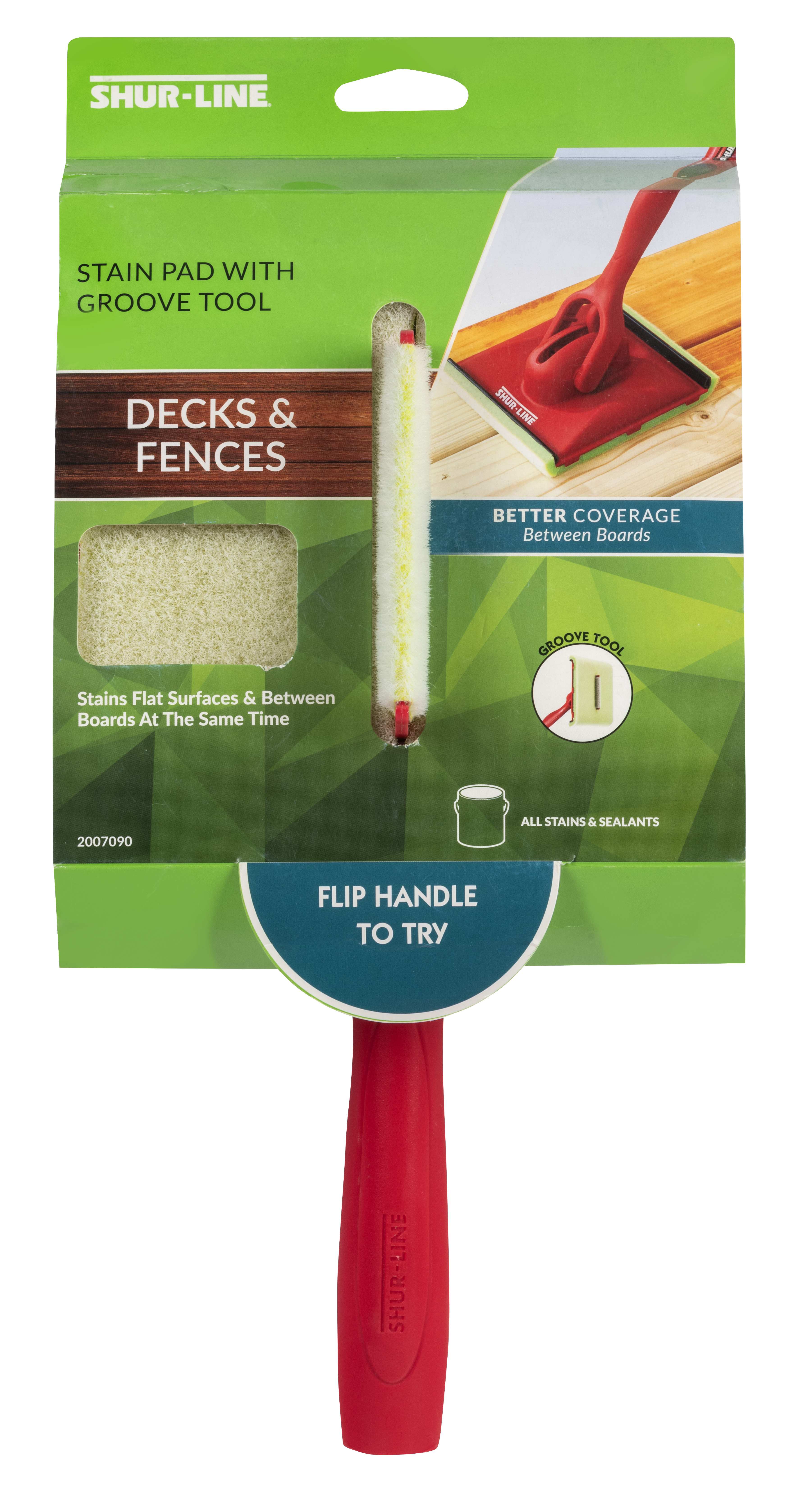 Premium 9” Deck Pad with Groove Design / Refill