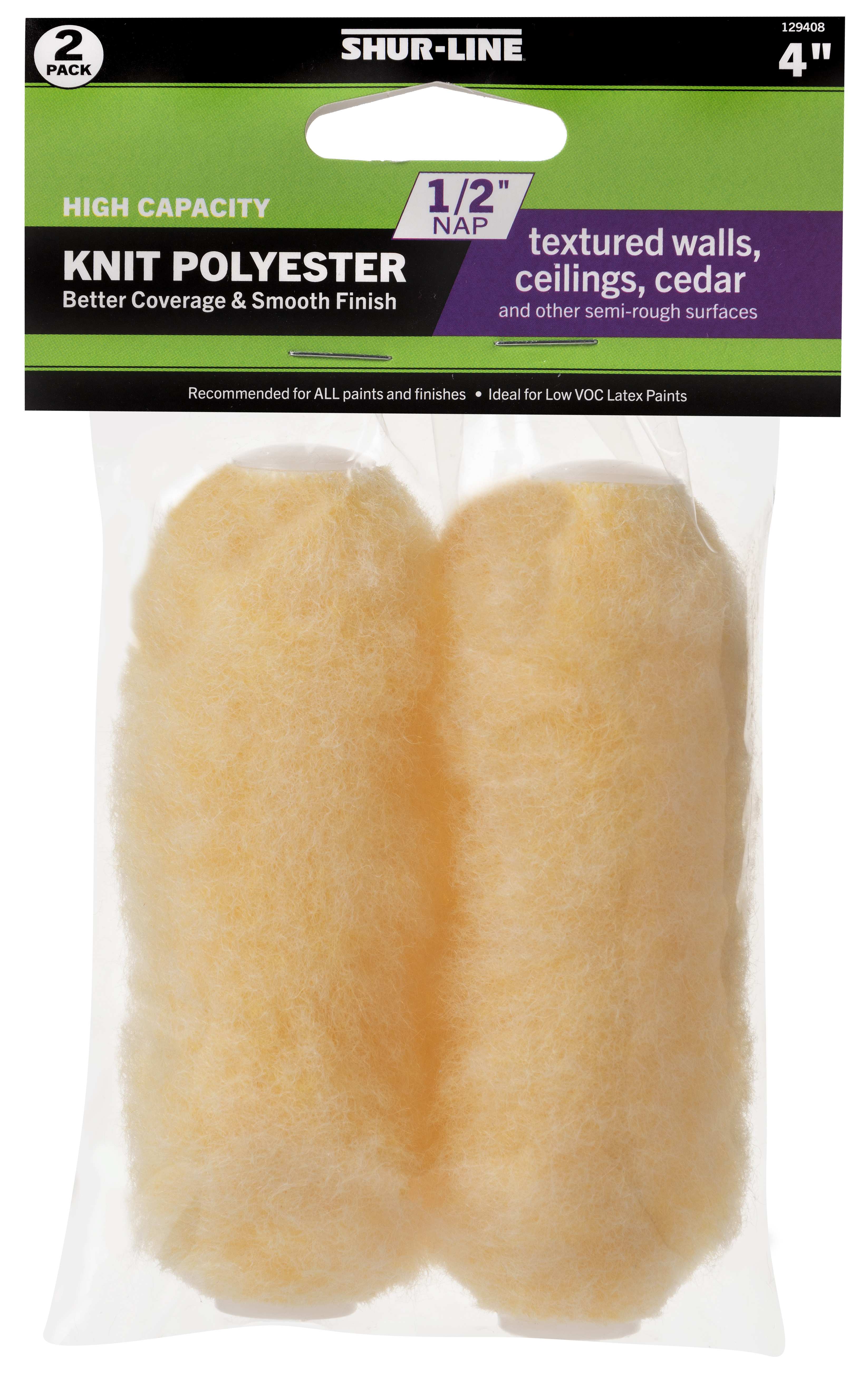 Better 2PK Refill, 4” Knit Mini Roller Cover 1/2