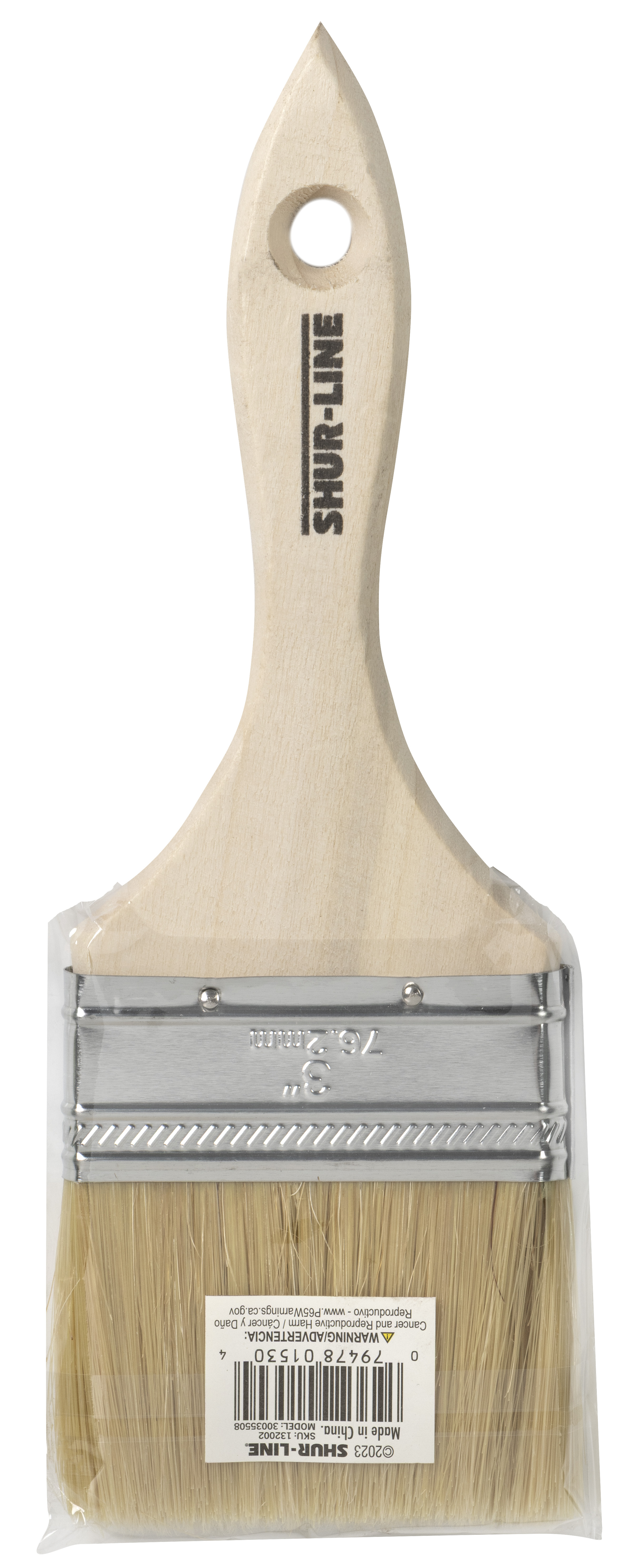 White Double Thick 3” Chip Brush