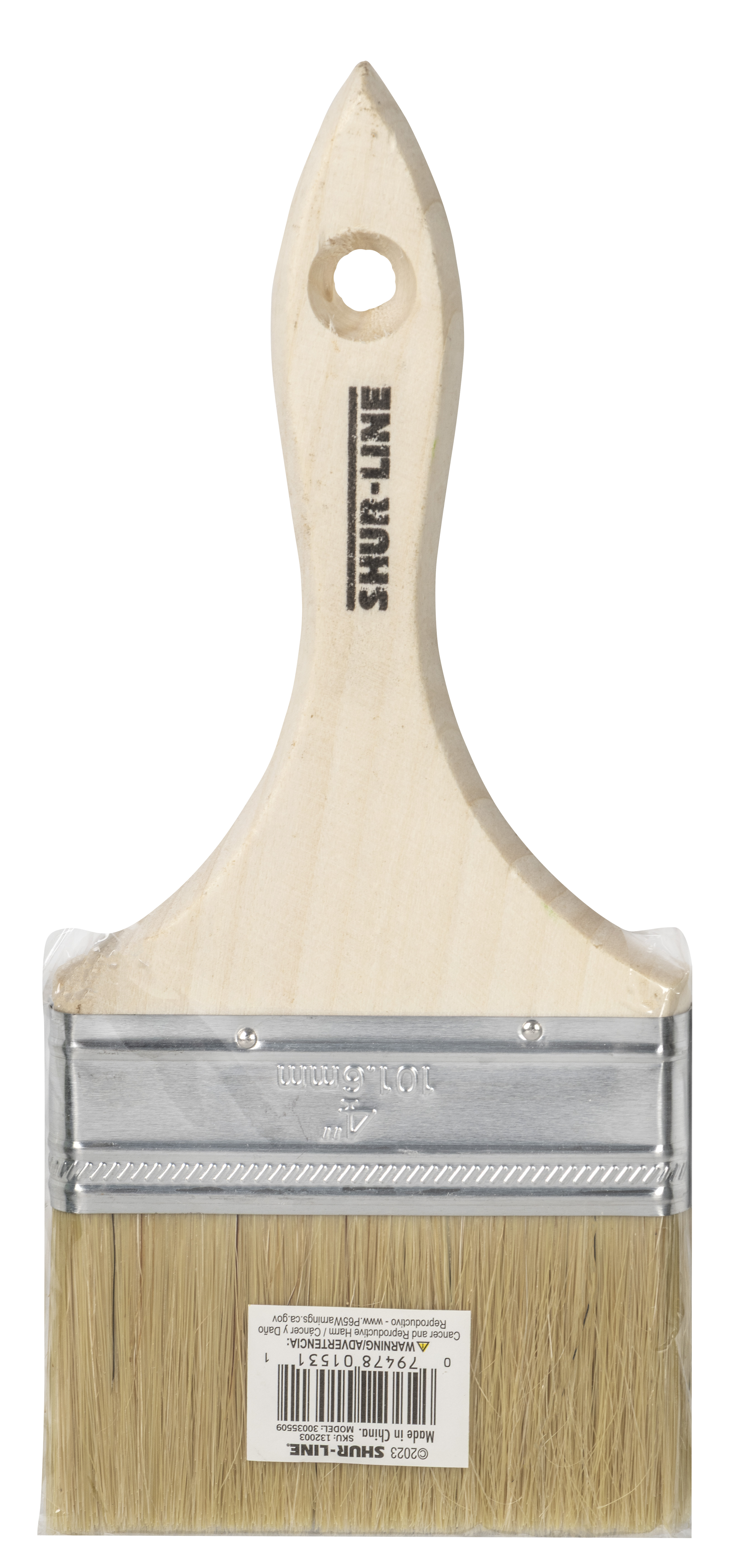White Double Thick 4” Chip Brush