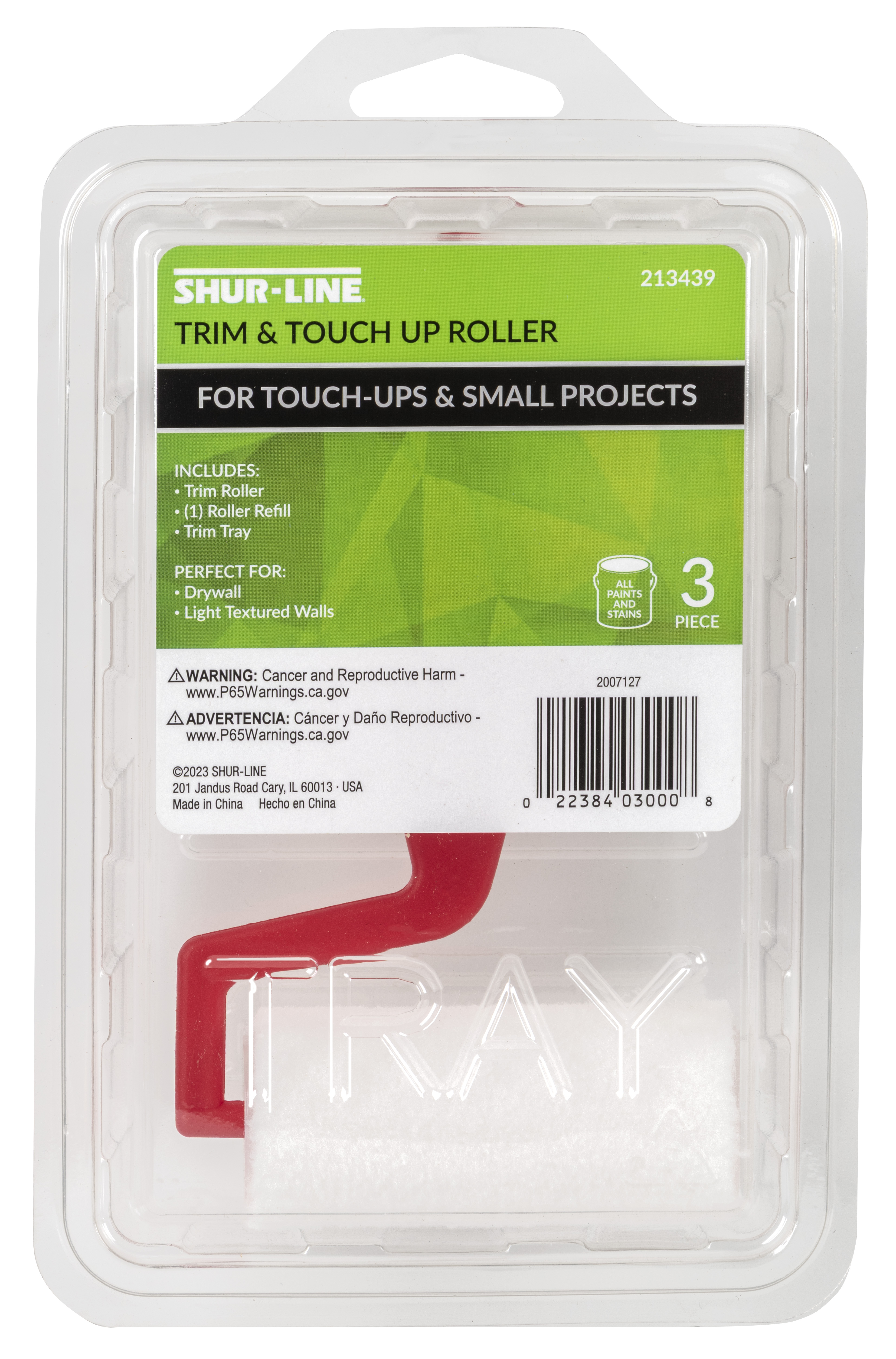 Trim & Touchup Roller with Bonus Tray